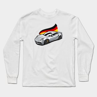 Silver 911 Turbo S Long Sleeve T-Shirt